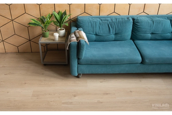 Кварцвиниловая плитка  VINILAM Cork Premium Дуб Лас-Пальмас 33606